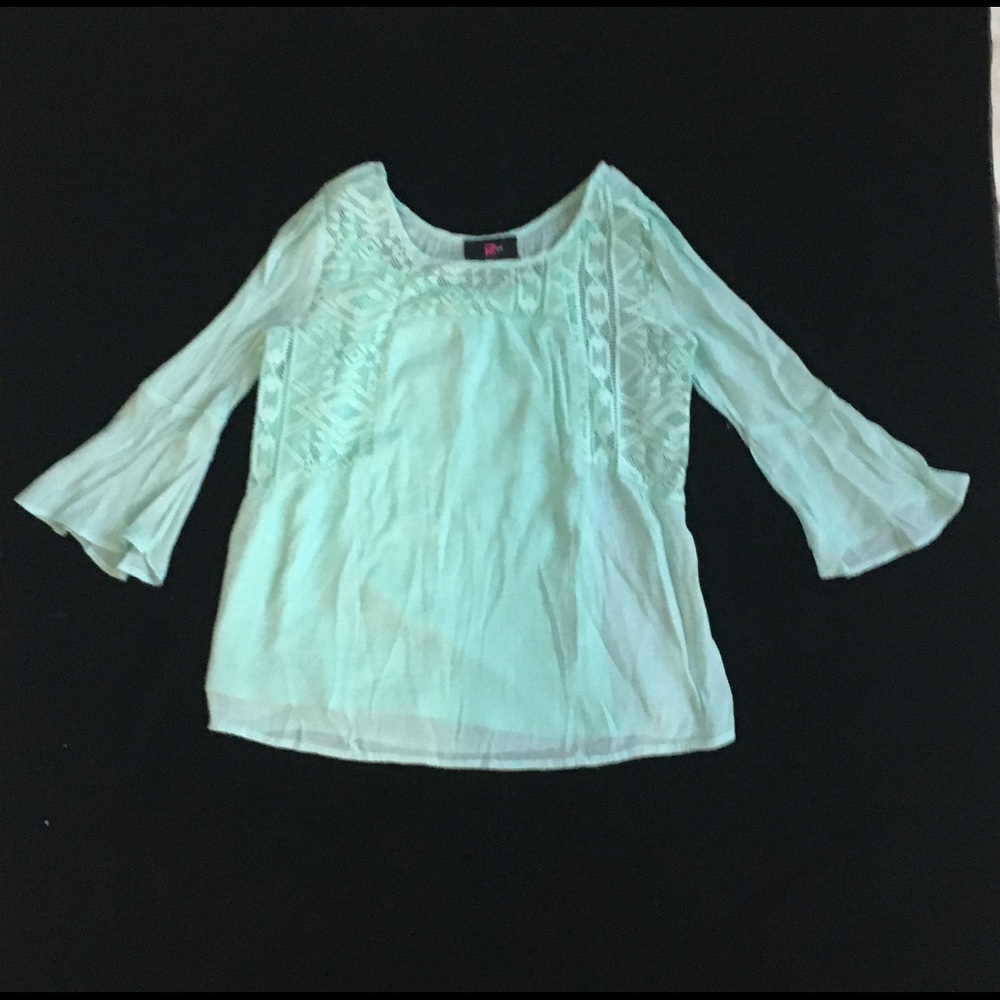 Girls Mint Color Top
